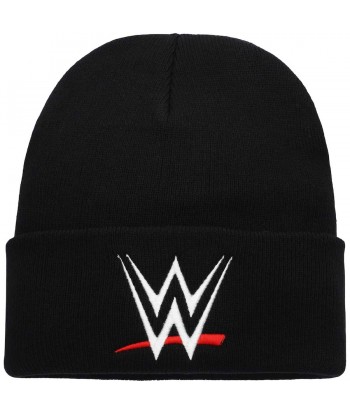 Men's Black WWE Logo Cuffed...