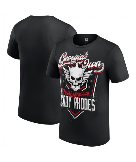 Youth Black Cody Rhodes Georgia's Own T-Shirt