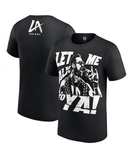 Youth Black LA Knight Let Me Talk To Ya T-Shirt