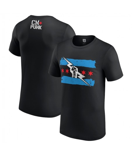 Men's Black Return of CM Punk T-Shirt