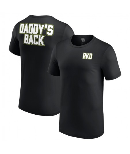 Men's Black Randy Orton Daddy's Back T-Shirt