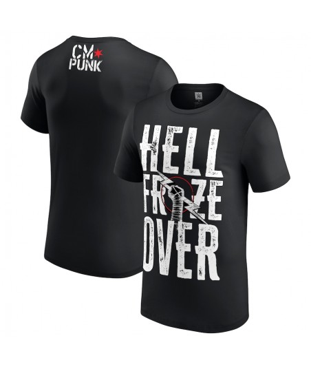 Men's Black CM Punk Hell Froze Over T-Shirt
