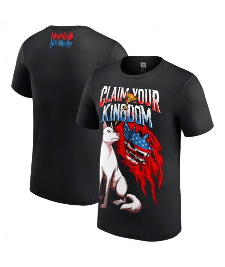 Youth Black Cody Rhodes Claim Your Kingdom Pharaoh T-Shirt