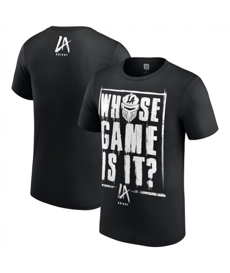 Youth Black LA Knight Whose Game Is It? T-Shirt