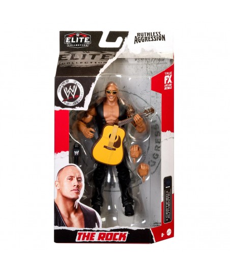 WWE Elite Ruthless Aggression 6 - The Rock (Walmart Exclusive) DMG