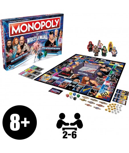 WWE Monopoly - WrestleMania Edition (Hra je v angličtině)