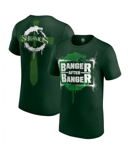 Men's Forest Green Sheamus Banger After Banger T-Shirt