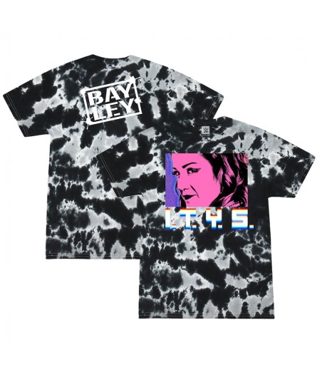 Men's Black/White Bayley I.T.Y.S. Tie-Dye T-Shirt