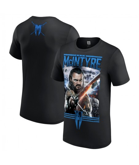 Men's Black Drew McIntyre Clash T-Shirt