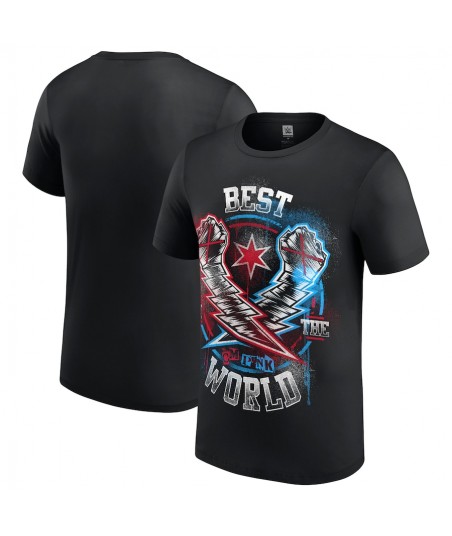 Youth Black CM Punk Lightning Fists T-Shirt