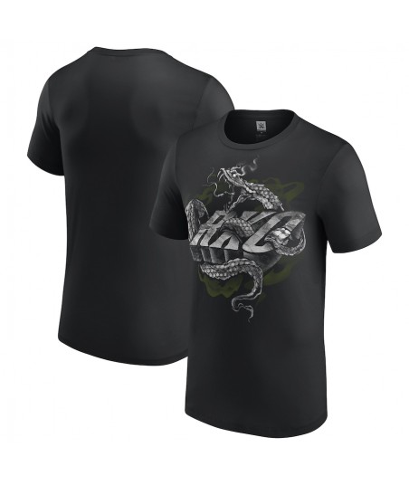 Men's Black Randy Orton RKO Metal T-Shirt