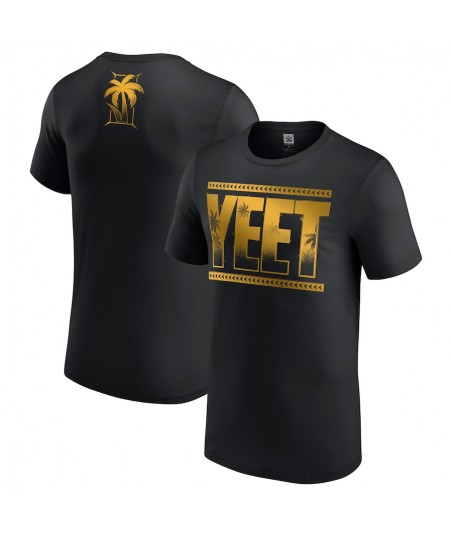 WWE Jey Uso Golden Yeet T-Shirt - Black - Mens