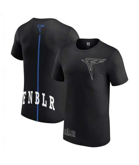 Men's Black Finn Bálor Back Stripe T-Shirt