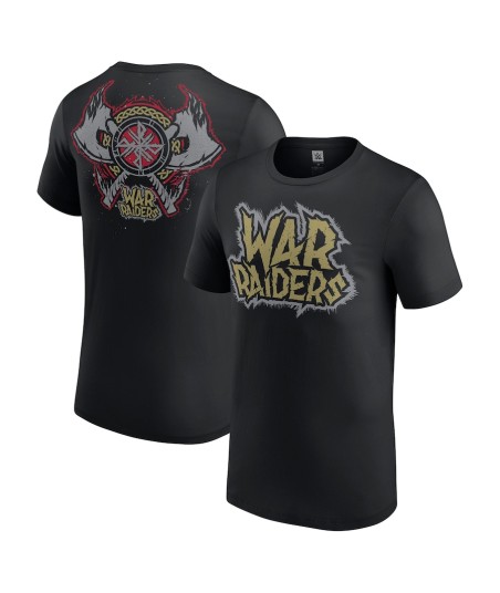 Men's Black War Raiders Double Axe T-Shirt