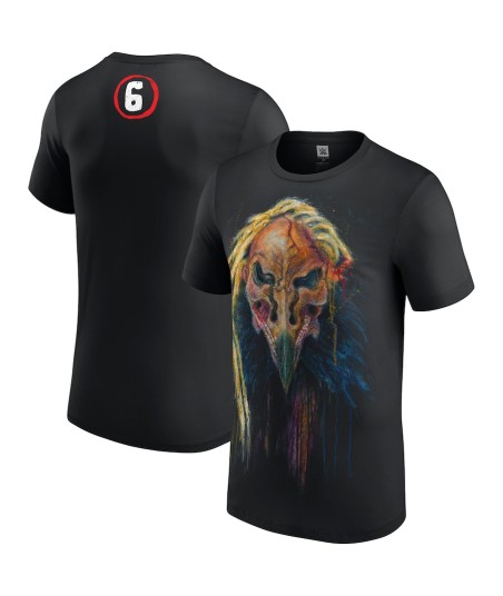 Men's Black Wyatt Sicks Mercy the Buzzard Portrait T-Shirt