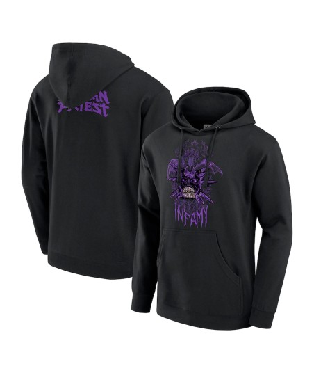 Men's Black Damian Priest Infamy Pullover Hoodie