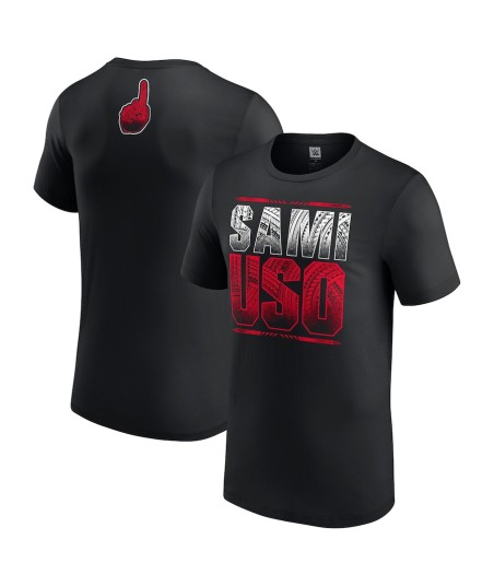 Men's Black Sami Zayn Sami Uso T-Shirt