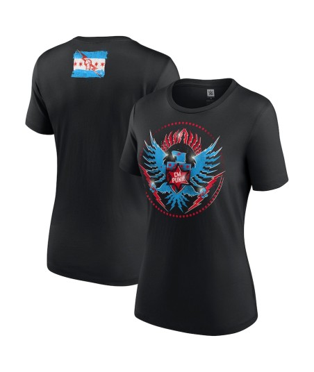 Women's Black CM Punk Official Seal T-Shirt
