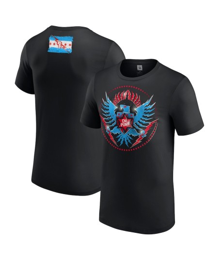 Men's Black CM Punk Official Seal T-Shirt