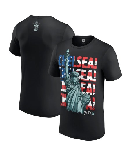 Men's Black Chelsea Green Statue T-Shirt