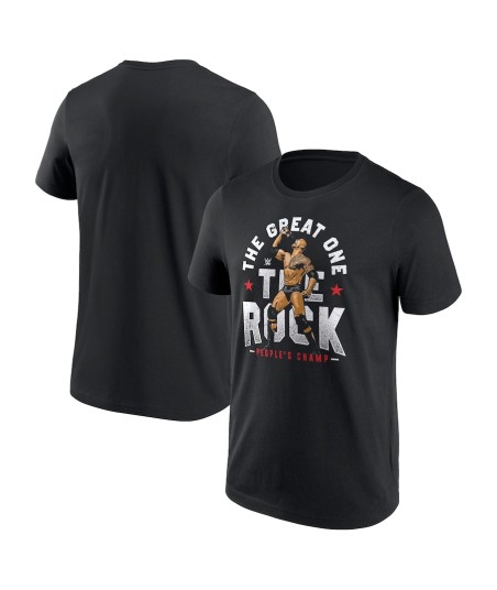 WWE The Rock The Great One T-Shirt - Black - Mens