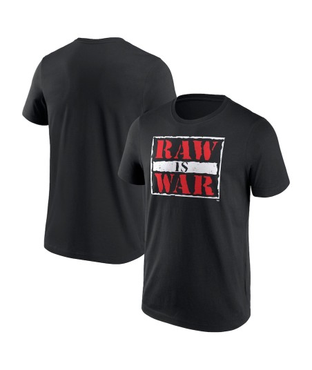 WWE Raw Is War T-Shirt - Black - Mens