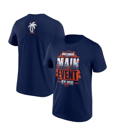 WWE Jey Uso Royal Rumble Winner T-Shirt - Navy - Mens