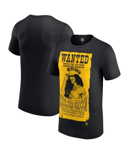 Men's Black Chelsea Green Wanted Dead or Alive T-Shirt