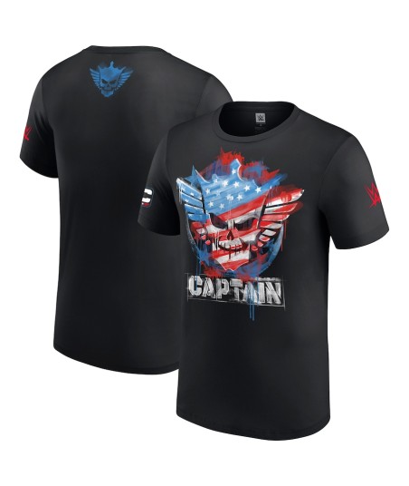 Youth Black Cody Rhodes Captain T-Shirt