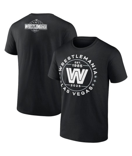 WWE WrestleMania 41 Old School Stars - Black - Mens