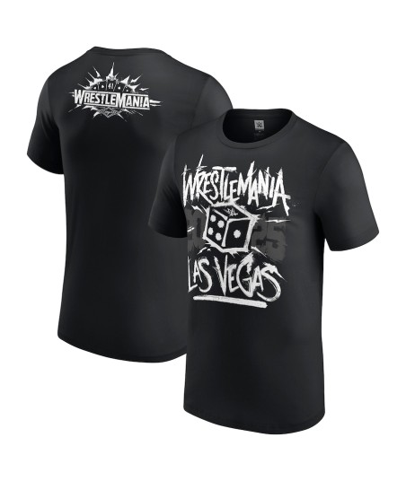 WWE WrestleMania 41 Brushed Dice - Black - Mens