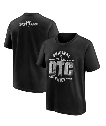 WWE Roman Reigns OTC 10 Star T-Shirt - Black - Youth