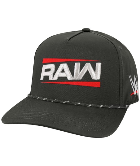 Men's Black RAW Caddy Snapback Hat