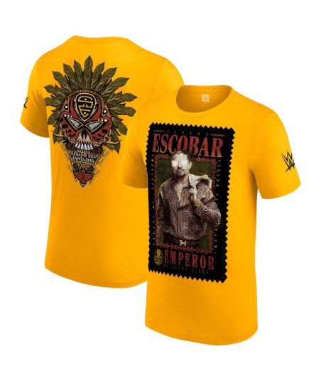 Men's Yellow Santos Escobar Emperor T-Shirt