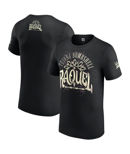 Men's Black Raquel Rodriguez Tejana Bombshell T-Shirt