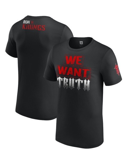 WWE Ron Killings We Want Truth T-Shirt - Mens