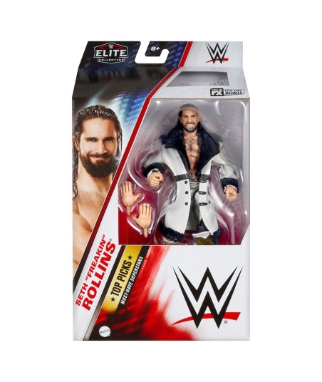 Seth "Freakin" Rollins WWE Mattel Elite Collection Top Picks: 2025 Wave 1 Action Figure