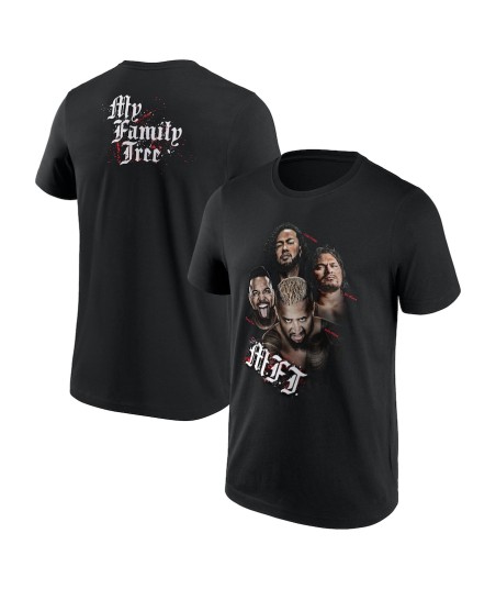 WWE Solo Sikoa My Family Tree T-Shirt - Black - Mens