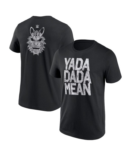 WWE Jacob Fatu Yada Dada Mean T-Shirt - Black - Mens
