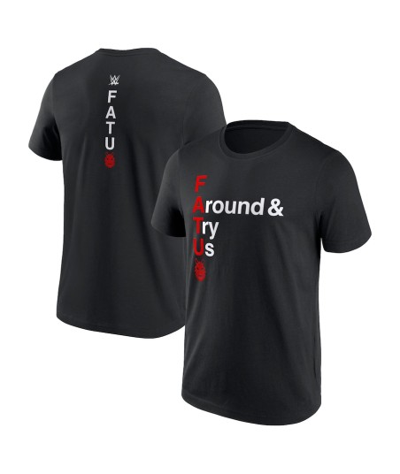 WWE Jacob Fatu F Around & Try Us T-Shirt - Black - Mens