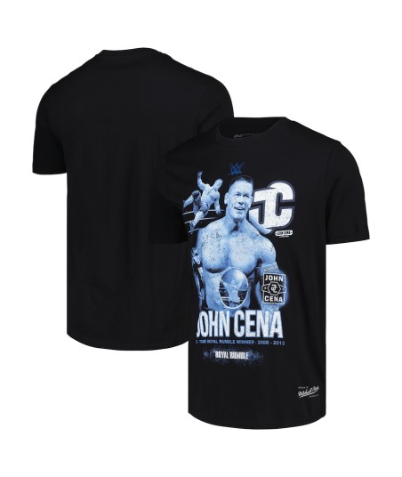 WWE John Cena Mitchell & Ness Graphic T-Shirt - Black - Mens