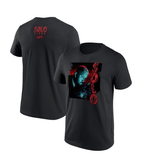 WWE Solo Sikoa Authentic T-Shirt - Black - Mens