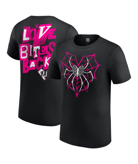 Youth Black AJ Lee Love Bites Back T-Shirt