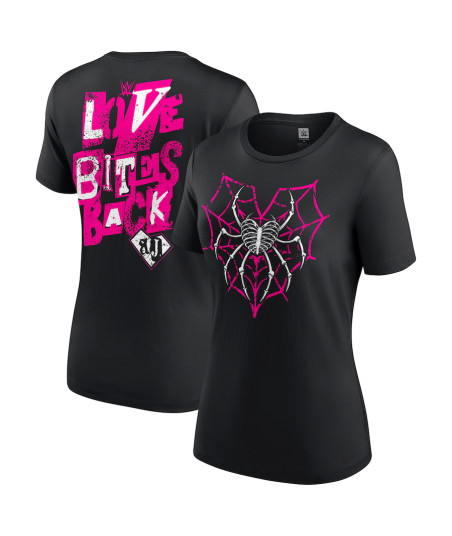 Women's Black AJ Lee Love Bites Back T-Shirt