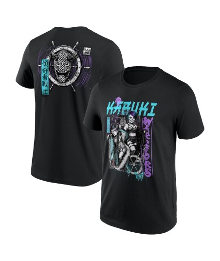 WWE Kabuki Warriors 2025 T-Shirt - Black - Mens