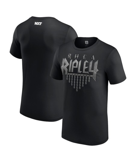 Men's Black Rhea Ripley NXT Debut Authentic T-Shirt