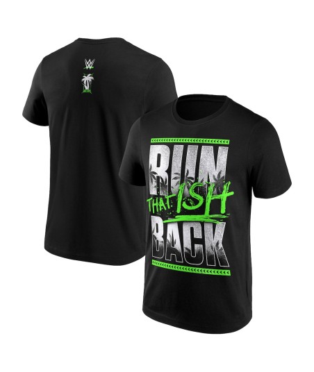 Jey Uso Run That Ish Back T-Shirt - Black - Mens