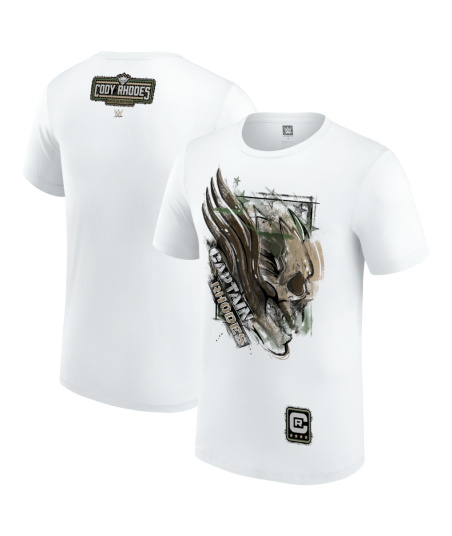 Cody Rhodes Captain Rhodes T-Shirt - White - Youth