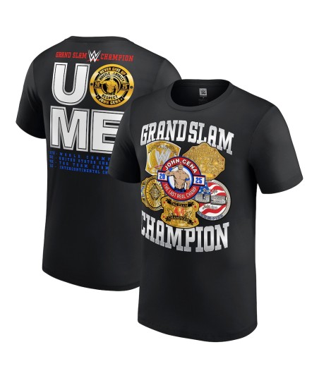 Youth Black John Cena Grand Slam Champion T-Shirt