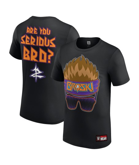 WWE Zack Ryder Are You Serious? T-Shirt - Black - Mens